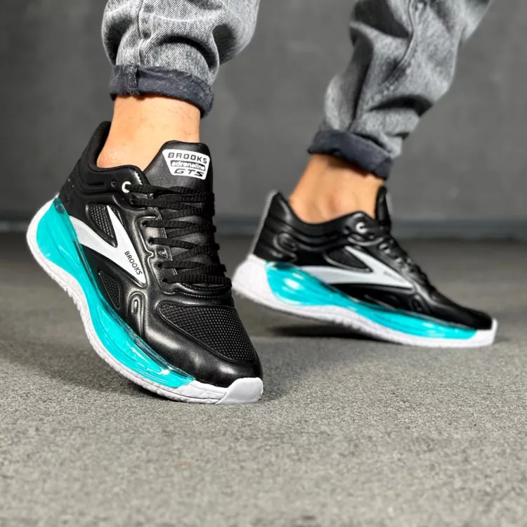 کتانی مردانه بروکس مشکی کد 28516