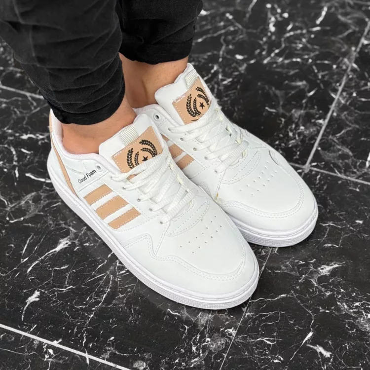 کتانی مردانه کلود فوم سفید کد 26636