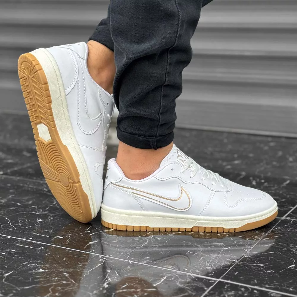 کتانی مردانه نایک سفید کد 28196