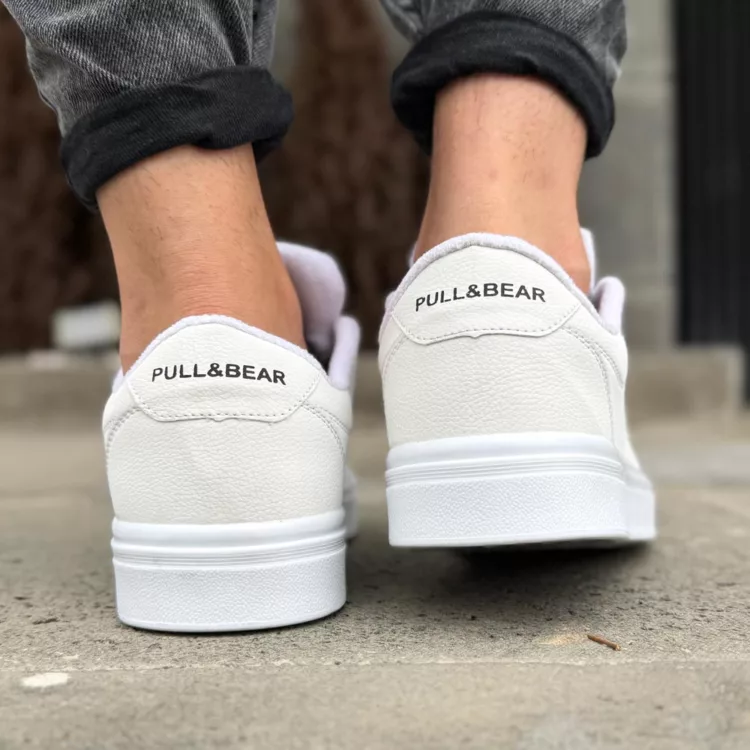 کتانی مردانه PULL&BEAR سفید کد 28261