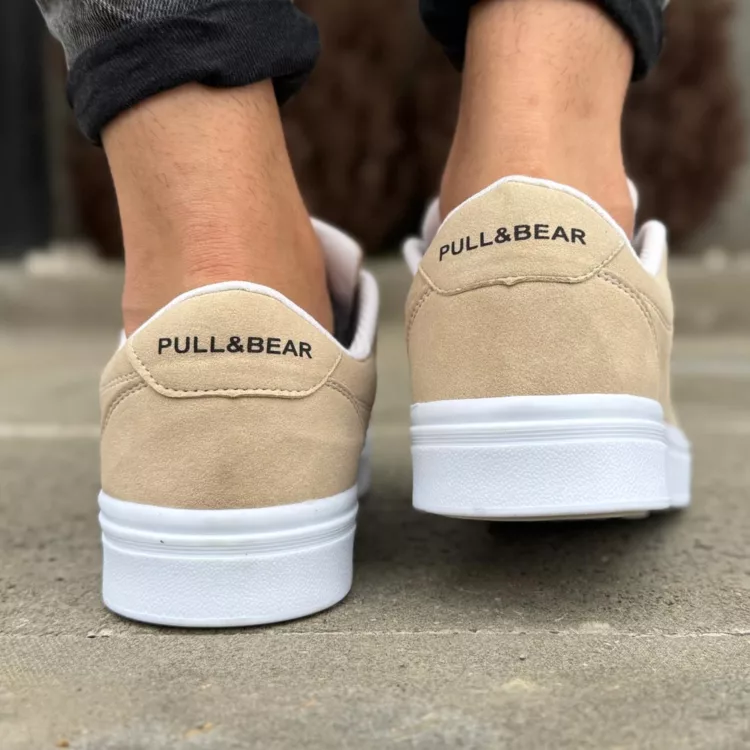 کتانی مردانه PULL&BEAR کرم کد 28259