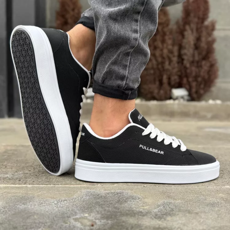 کتانی مردانه PULL&BEAR مشکی کد 28260