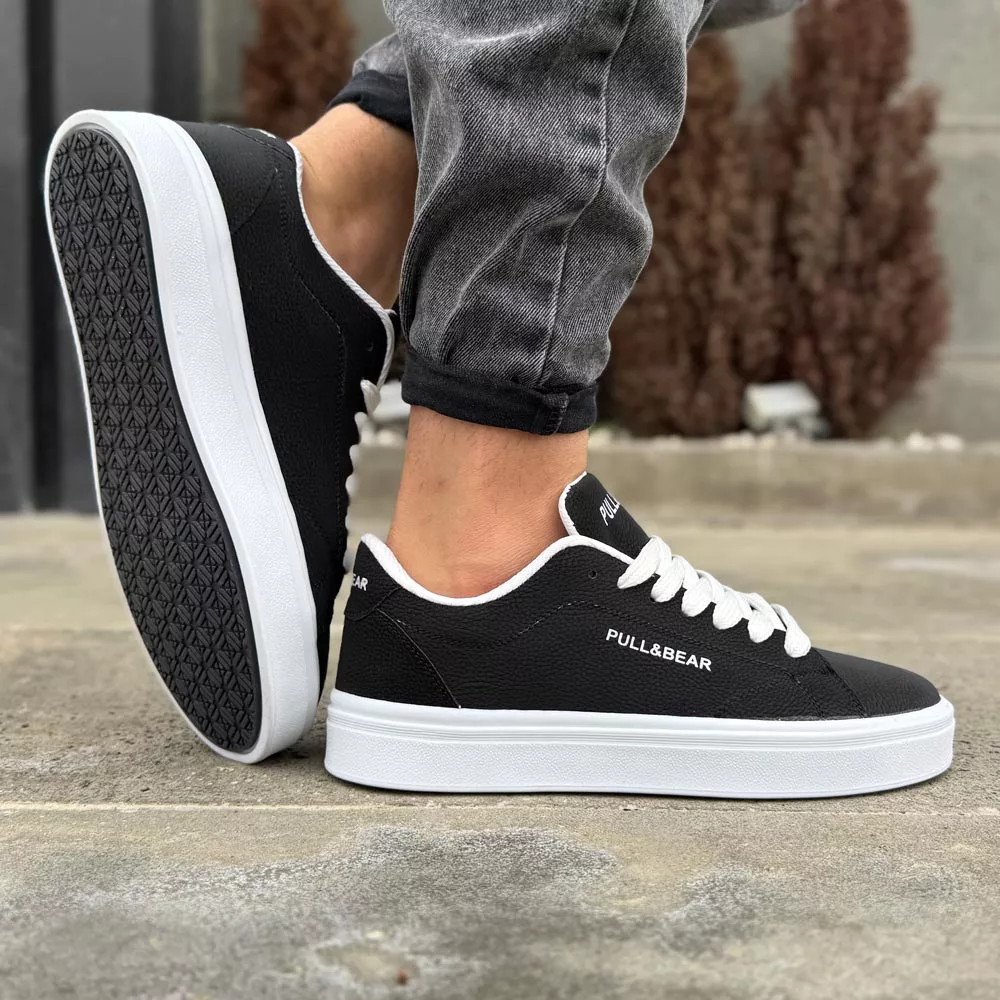 کتانی مردانه PULL&BEAR مشکی کد 28260