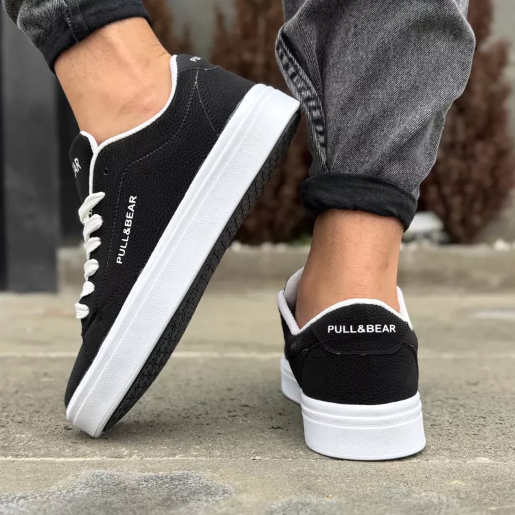 کتانی مردانه PULL&BEAR مشکی کد 28260