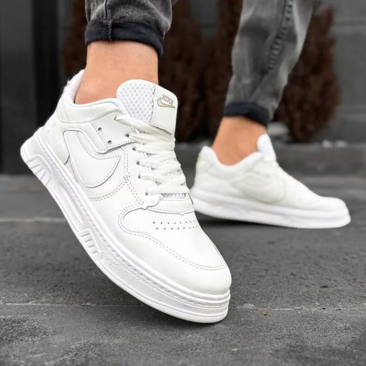 کتانی مردانه نایک سفید کد 28310