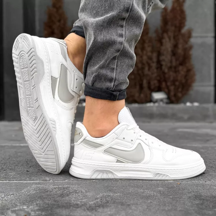 کتانی مردانه نایک سفید کد 28309