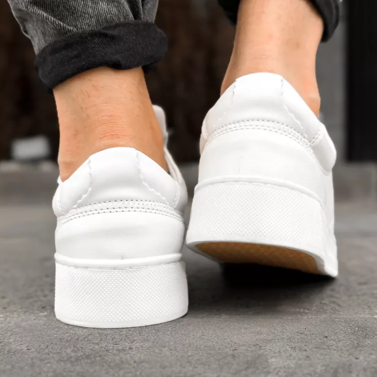 کتانی مردانه PULL&BEAR سفید کد 28269