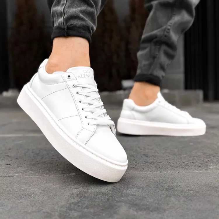 کتانی مردانه والنتینو سفید کد 28270