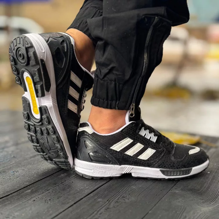 کتانی مردانه ZX مشکی کد 28210