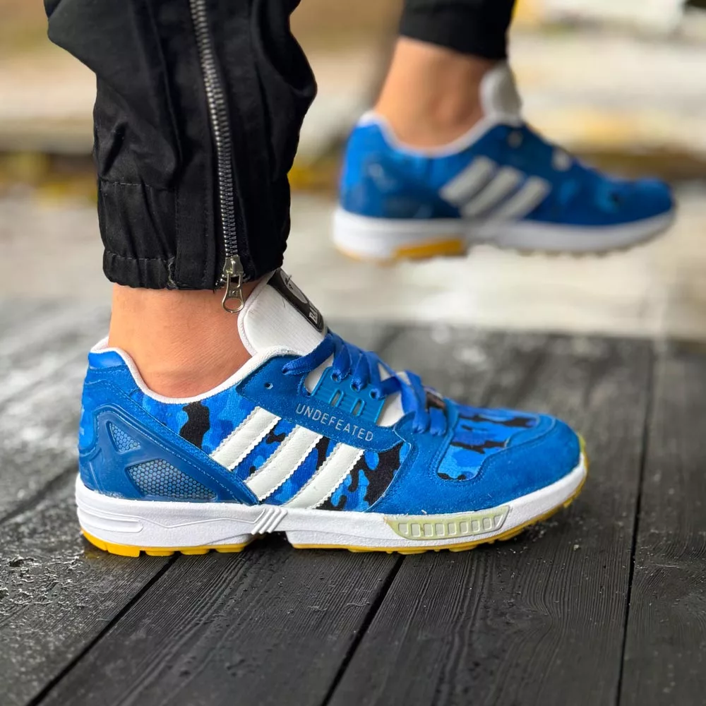 کتانی مردانه ZX آبی کد 28211