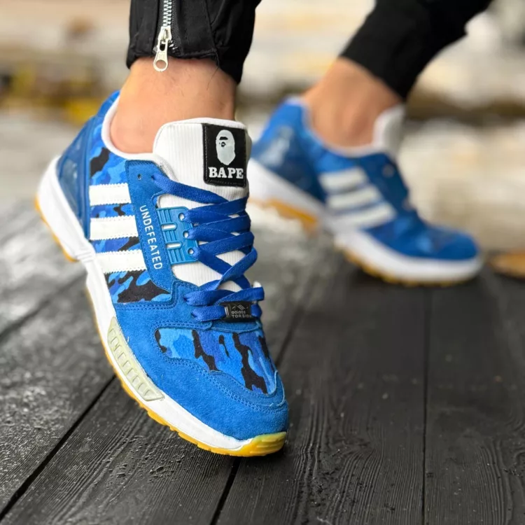 کتانی مردانه ZX آبی کد 28211