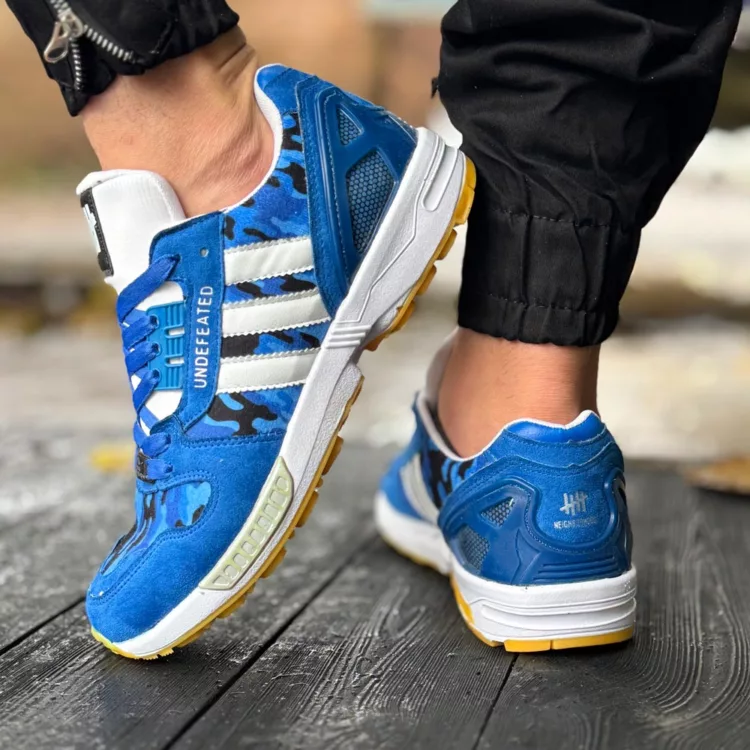 کتانی مردانه ZX آبی کد 28211