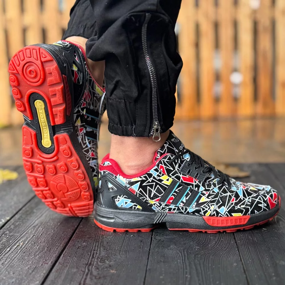 کتانی مردانه آدیداس ZX مشکی کد 28256