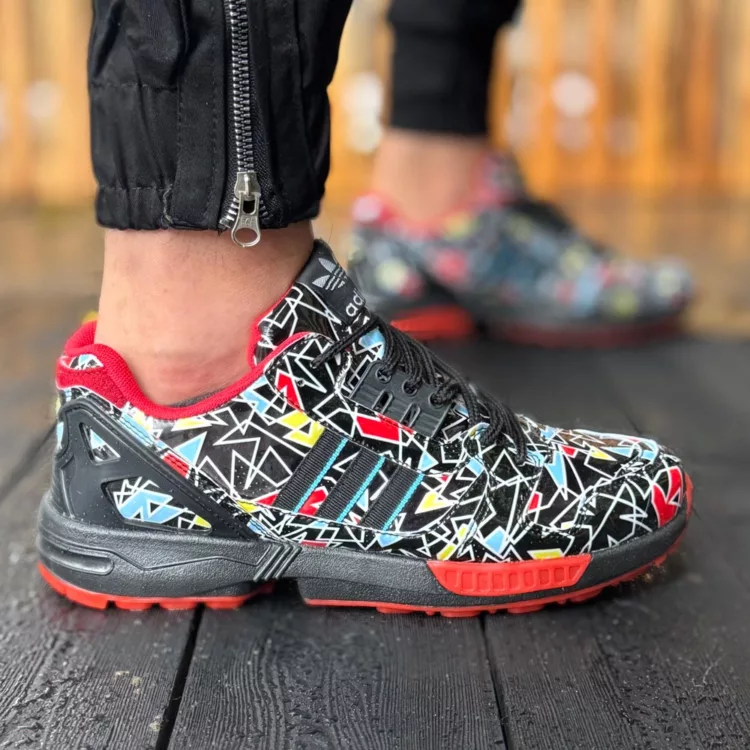 کتانی مردانه آدیداس ZX مشکی کد 28256