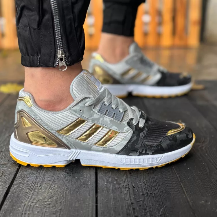 کتانی مردانه آدیداس ZX طوسی کد 28255