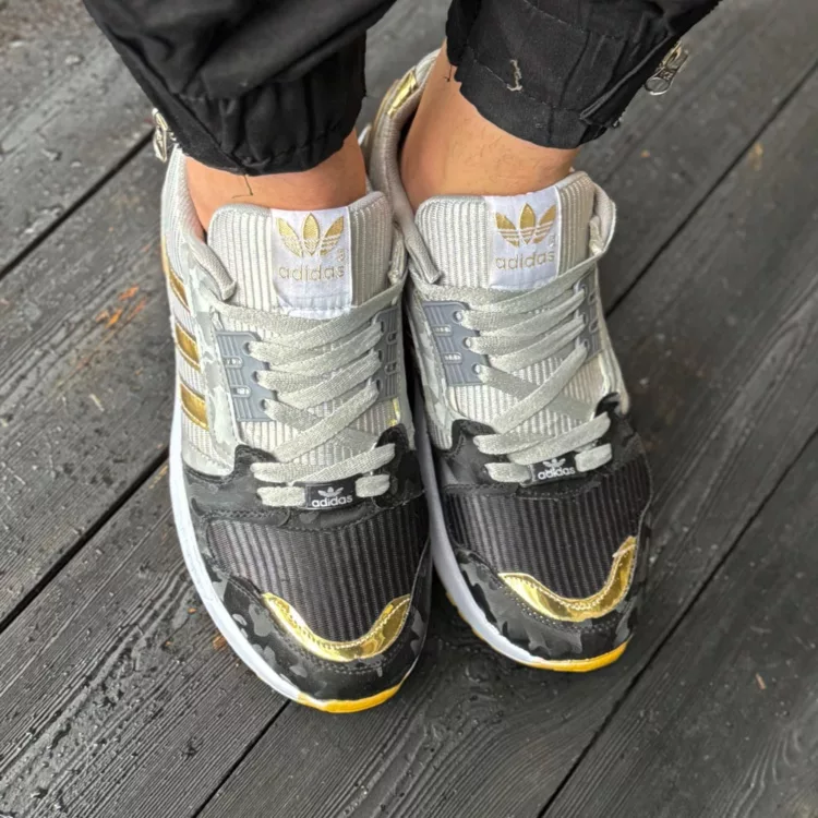 کتانی مردانه آدیداس ZX طوسی کد 28255