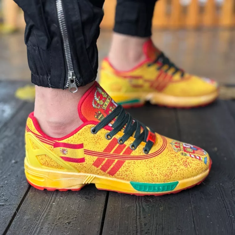 کتانی مردانه آدیداس ZX پرتقالی کد 28257