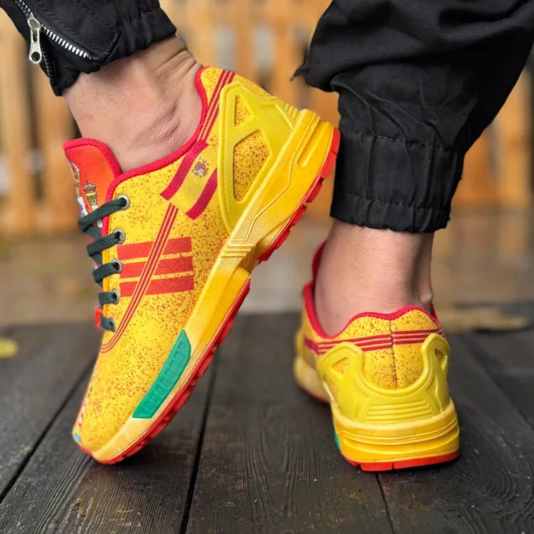 کتانی مردانه آدیداس ZX پرتقالی کد 28257