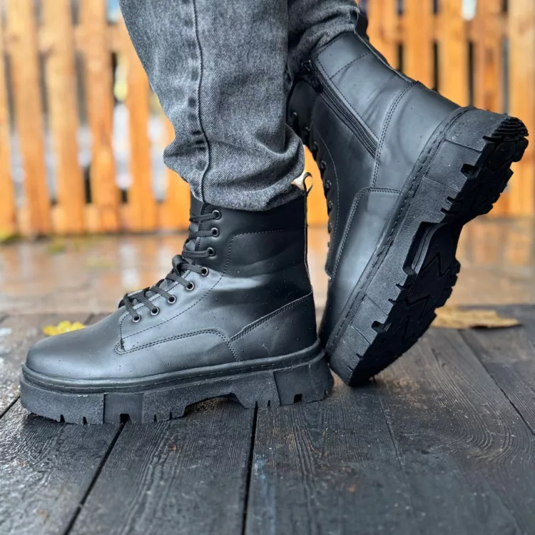 بوت مردانه مشکی کد 28355