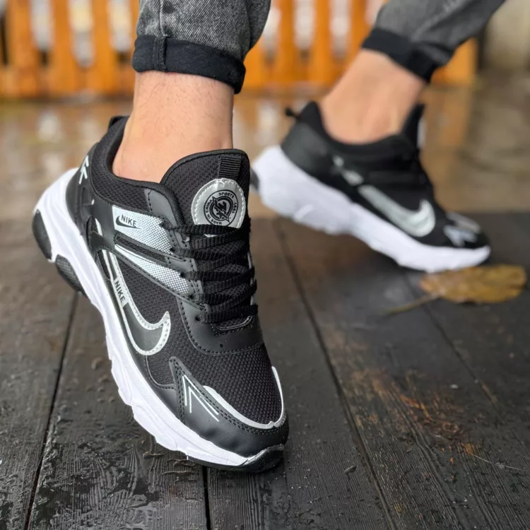 کتانی مردانه نایک مشکی کد 28311