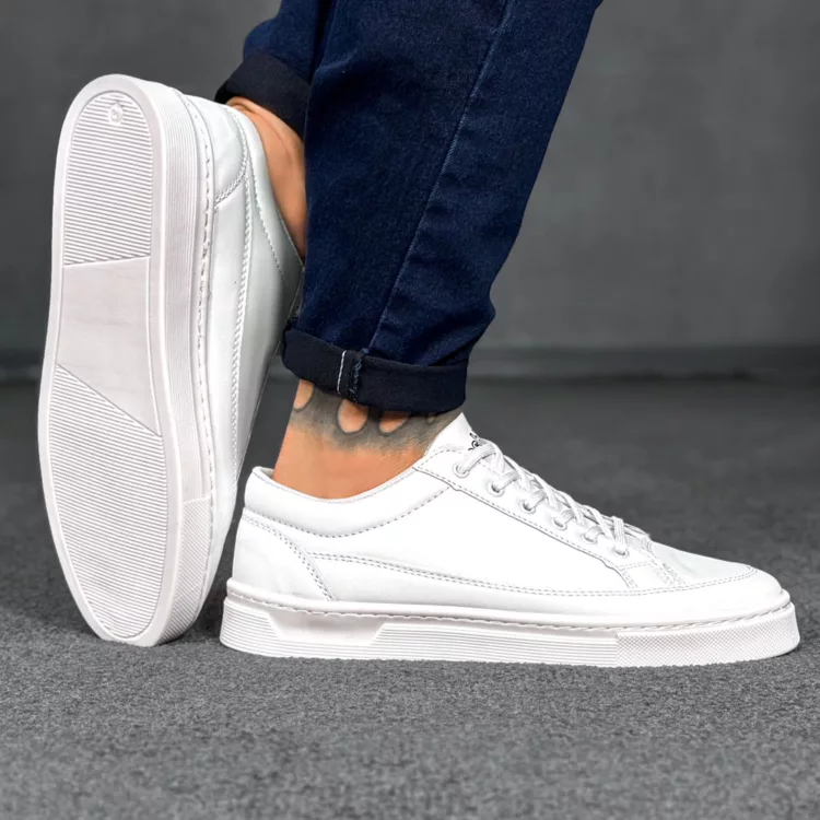 کتانی مردانه ونس برشکا سفید کد 28423