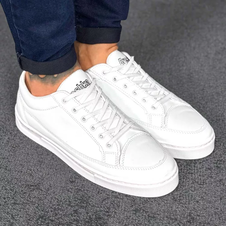 کتانی مردانه ونس برشکا سفید کد 28423