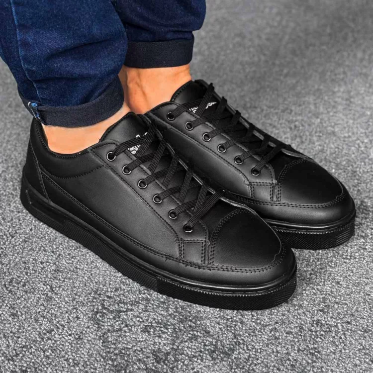 کتانی مردانه ونس برشکا مشکی کد 28425