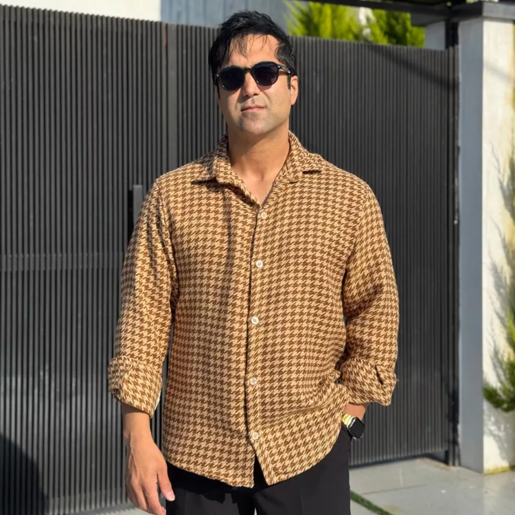 پیراهن مردانه پشمی کد 28450