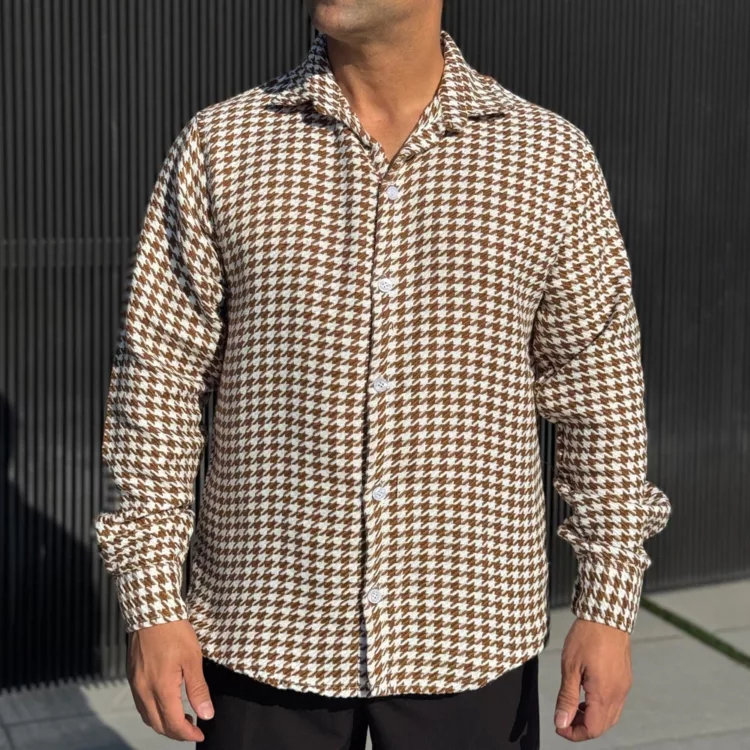 پیراهن مردانه پشمی کد 28450