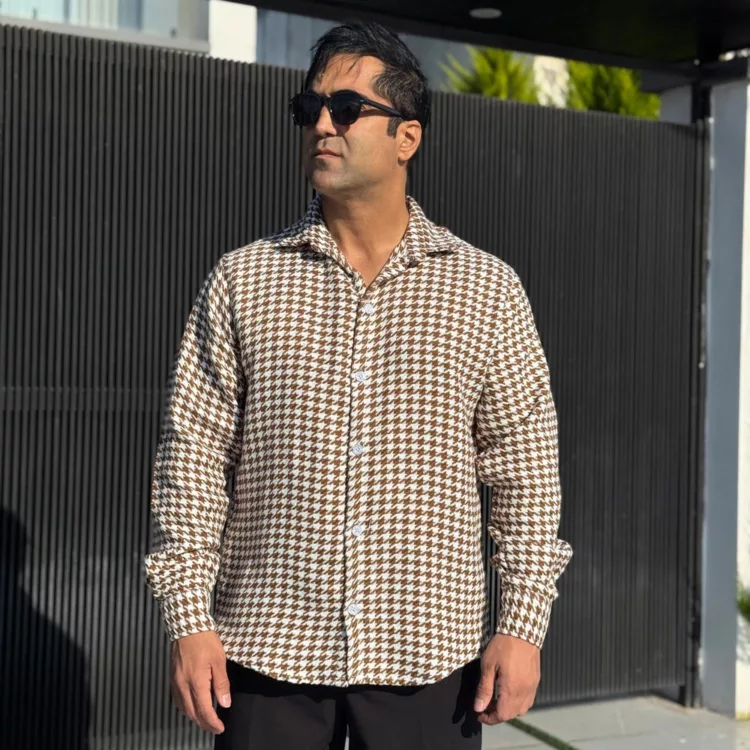 پیراهن مردانه پشمی کد 28450