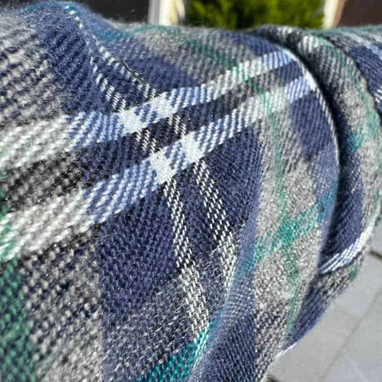 پیراهن مردانه پشمی چهار خونه کد 28451