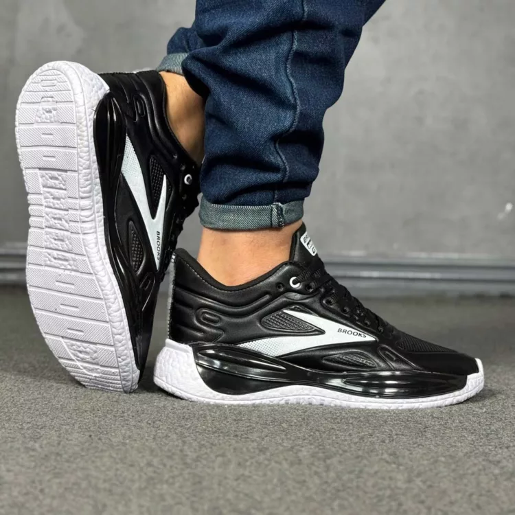 کتانی مردانه بروکس مشکی کد 28482