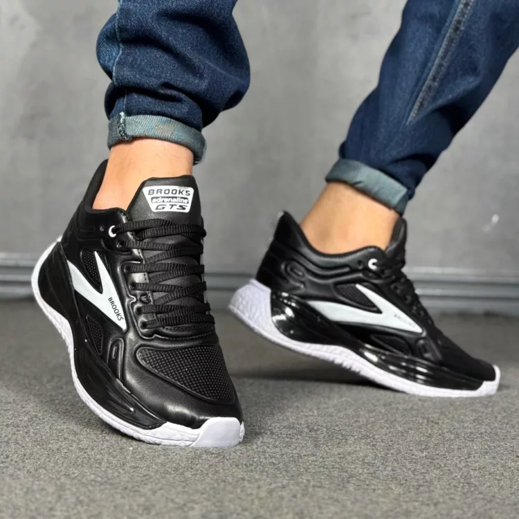 کتانی مردانه بروکس مشکی کد 28482