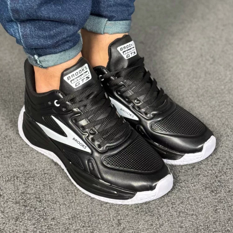 کتانی مردانه بروکس مشکی کد 28482