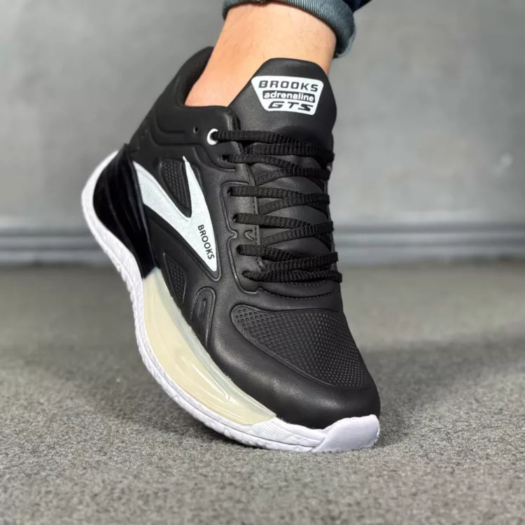 کتانی مردانه بروکس مشکی کد 28481