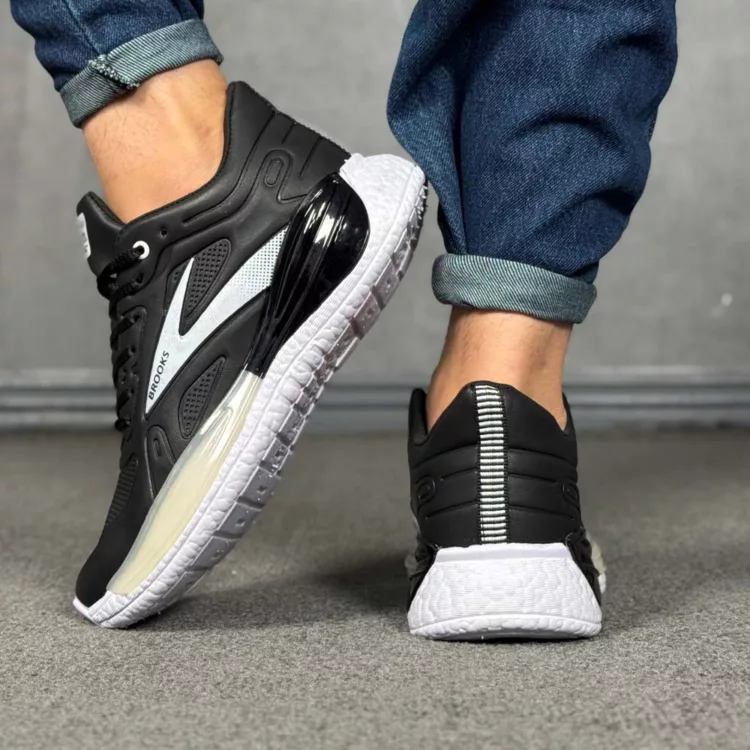 کتانی مردانه بروکس مشکی کد 28481