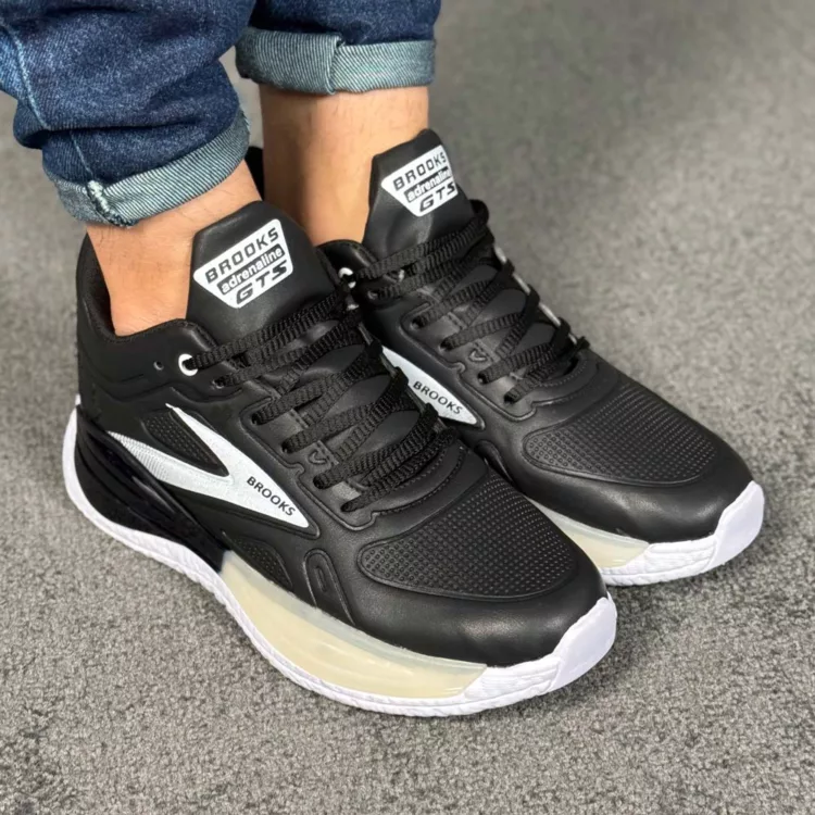 کتانی مردانه بروکس مشکی کد 28481