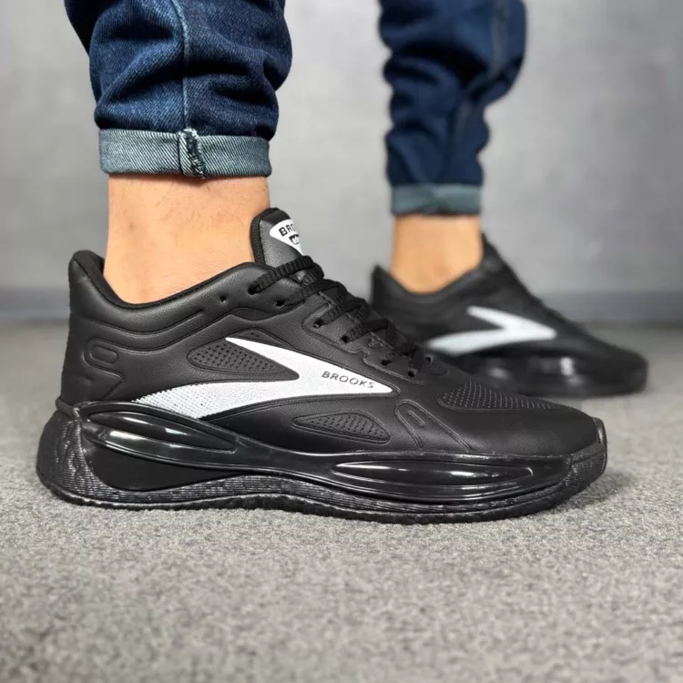 کتانی مردانه بروکس مشکی کد 28479