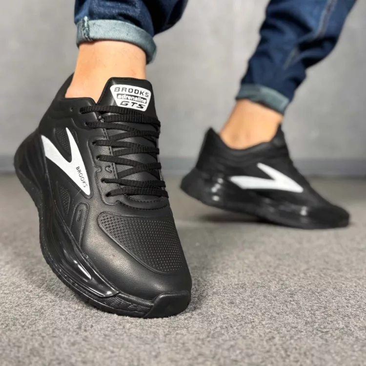 کتانی مردانه بروکس مشکی کد 28479