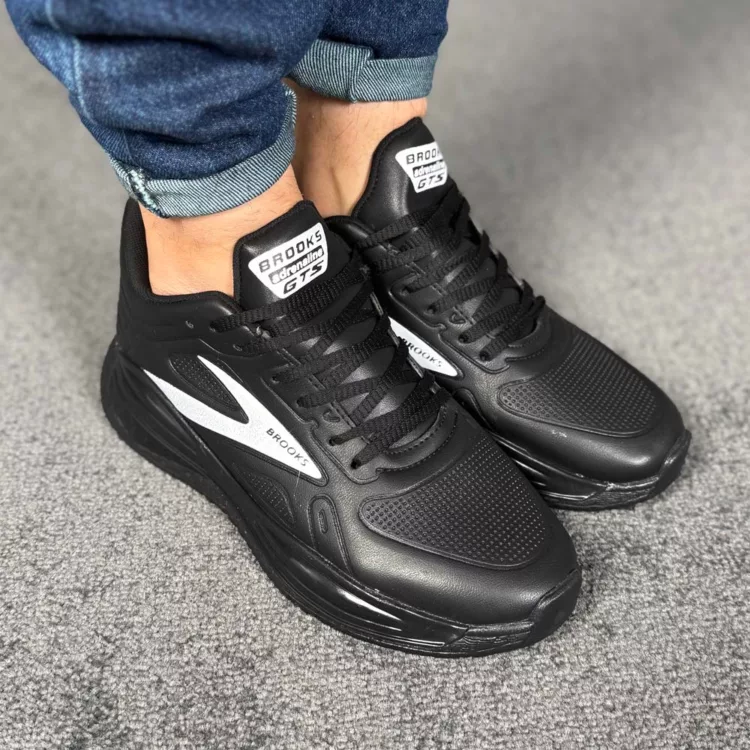 کتانی مردانه بروکس مشکی کد 28479