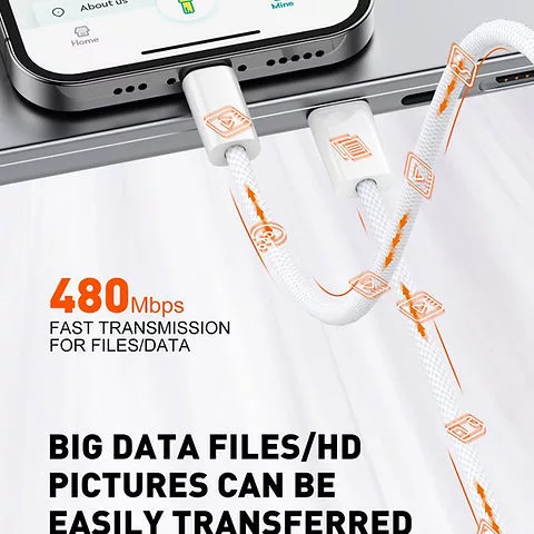 کابل تایپ سی به لایتنینگ فست 30 وات LDNIO اصلی مدل LC901i