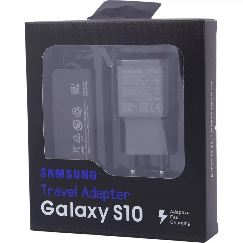 شارژر 10 وات سامسونگ + کابل تایپ سی مدل S10 Plus 2A