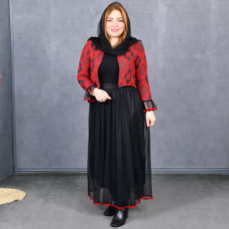 ست کت و دامن یلدایی کد 28263