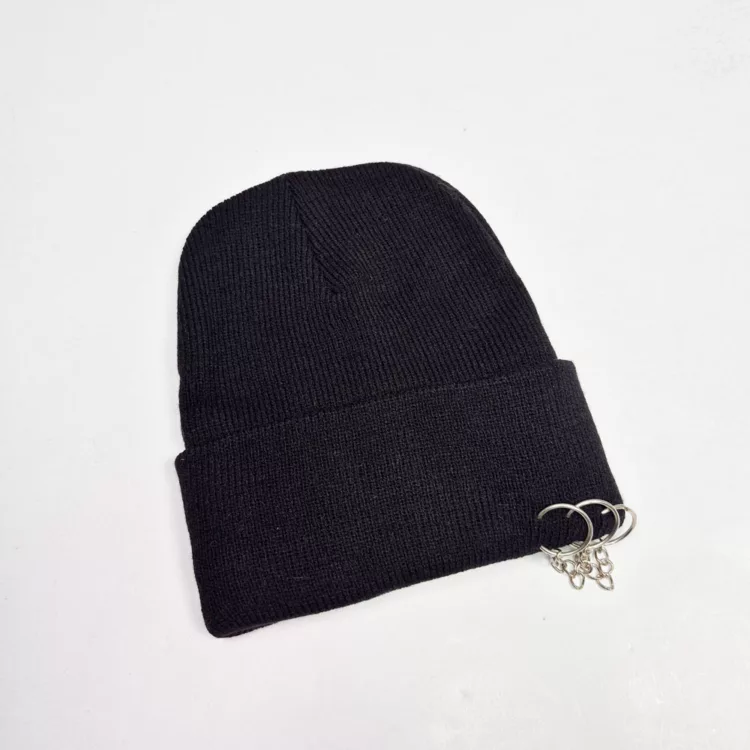 کلاه بافت مدل پیرسینگ دار