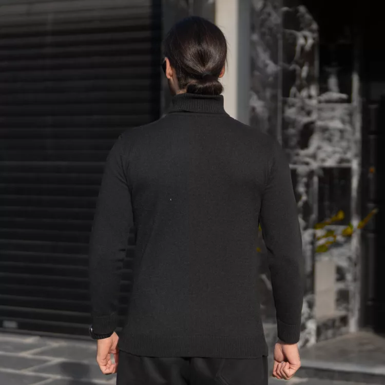 بافت مردانه یقه اسکی کد 28613