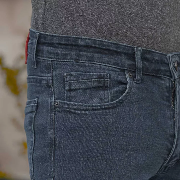 شلوار جین مردانه سرمه ای کد 28619