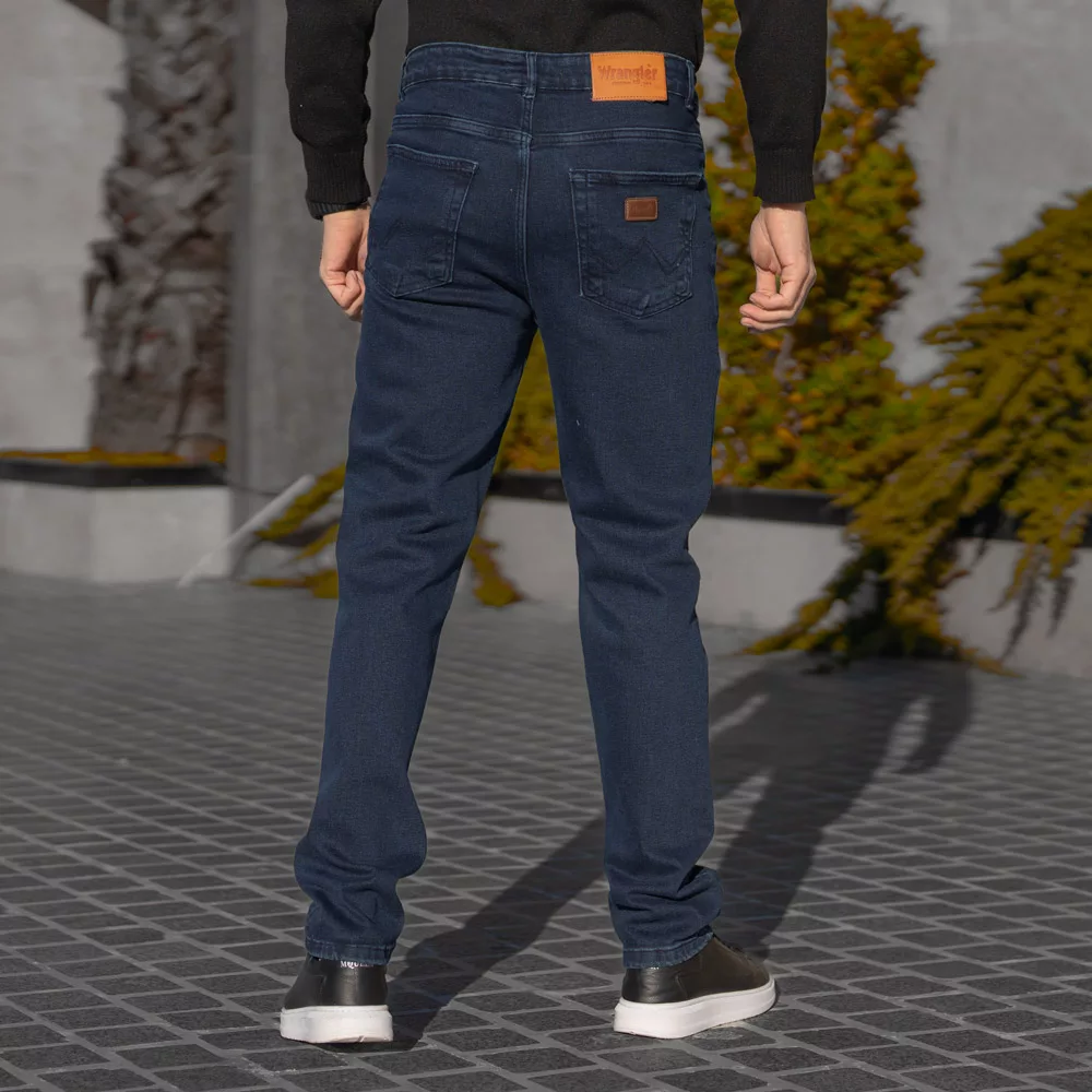 شلوار جین مردانه سرمه ای کد 28623