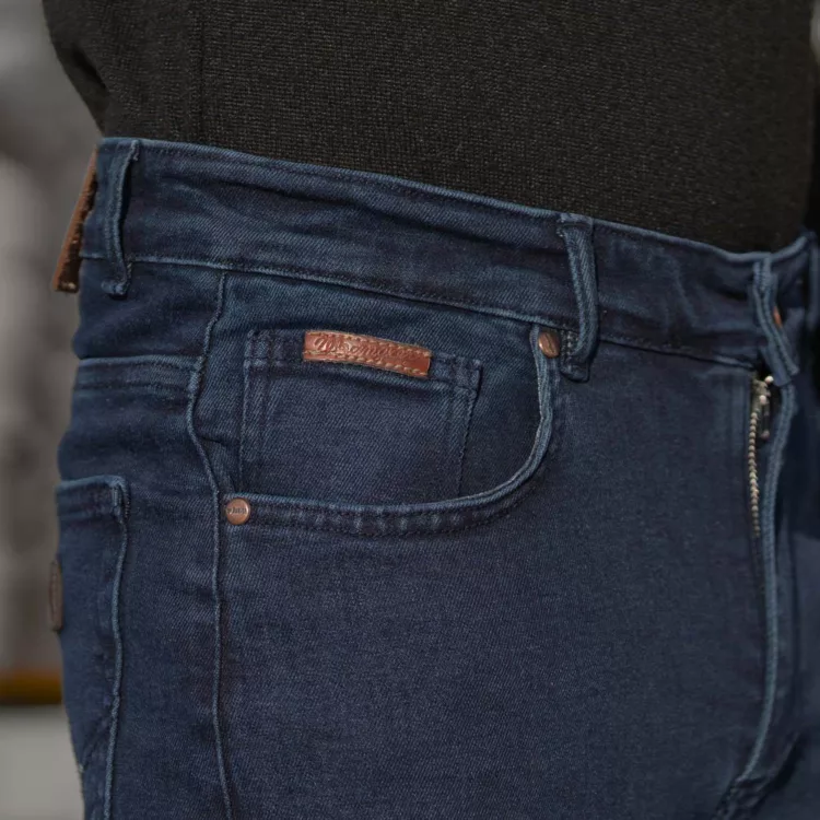 شلوار جین مردانه سرمه ای کد 28623