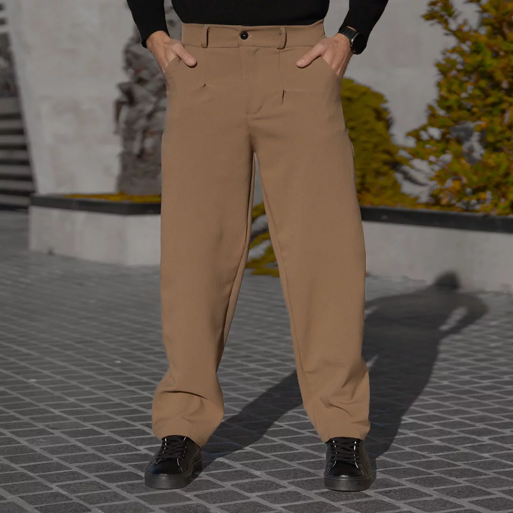 شلوار مردانه مازراتی نسکافه ای کد 28627