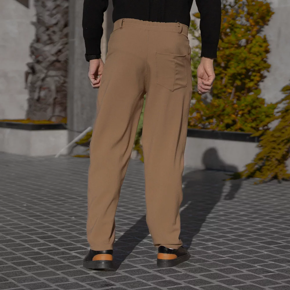 شلوار مردانه مازراتی نسکافه ای کد 28627